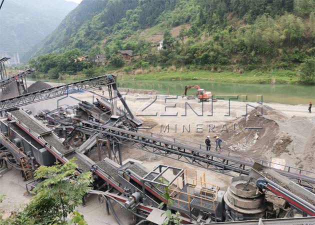 Penghancur Mudah Alih Untuk Pembuatan Pasir Di Malaysia